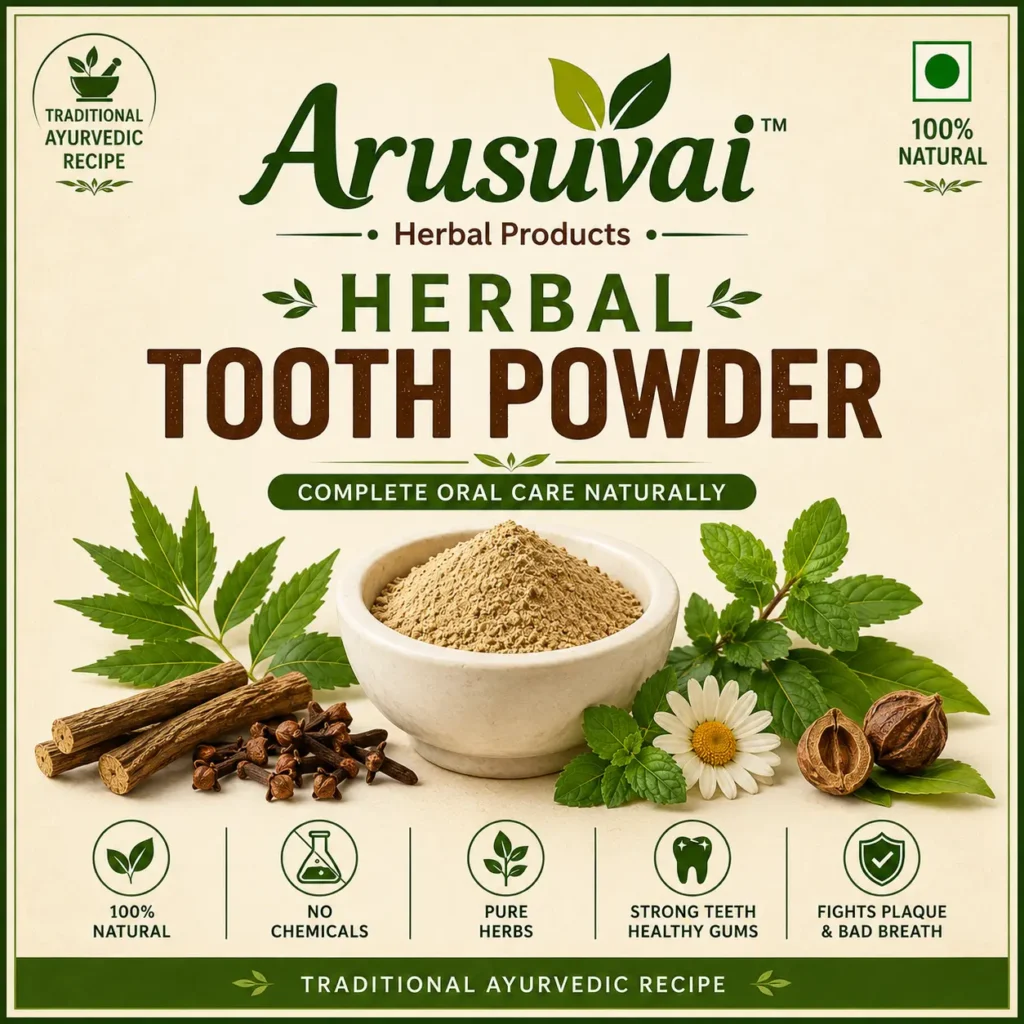 Arusuvai Herbal Tooth Powder