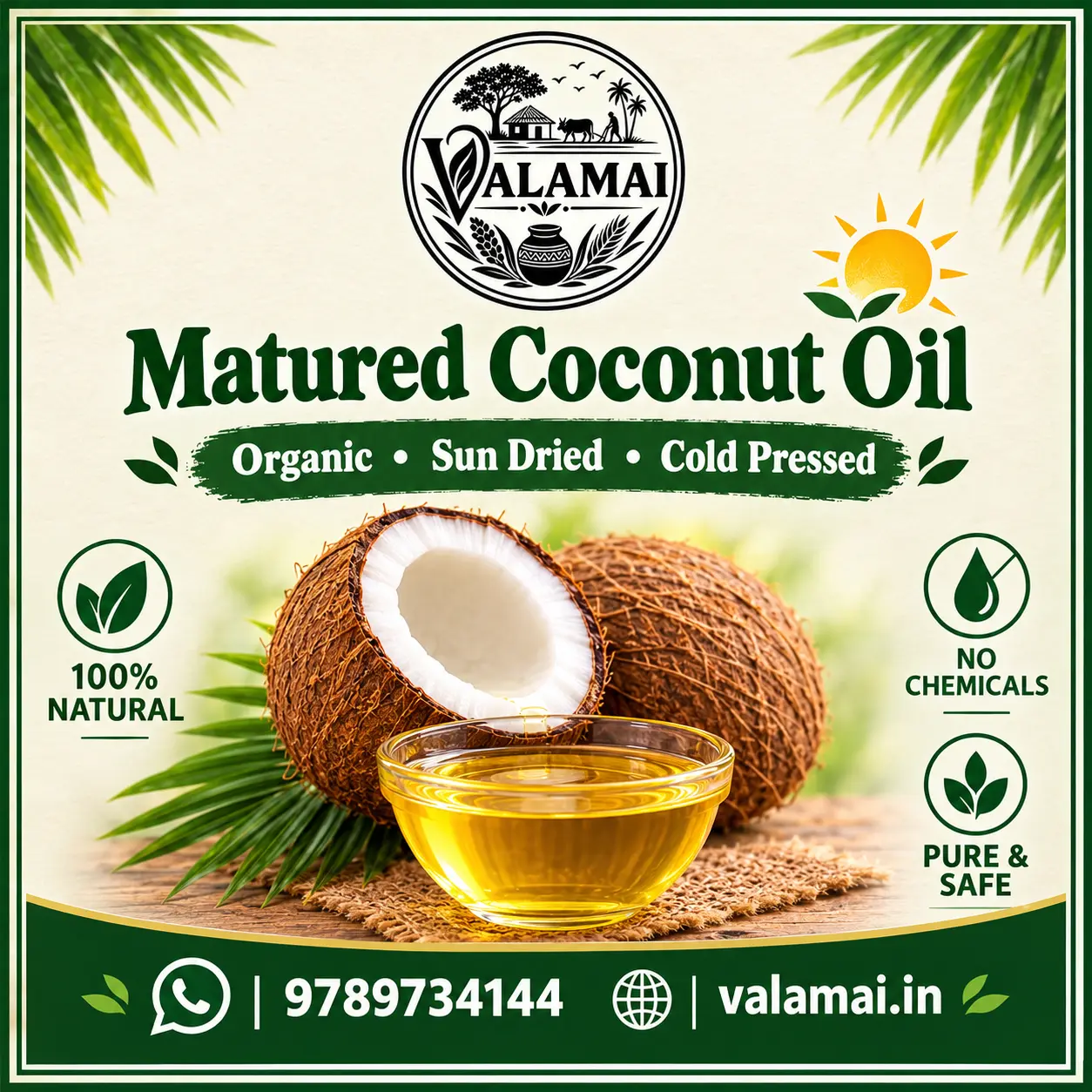 Matured Pure Coconut Oil